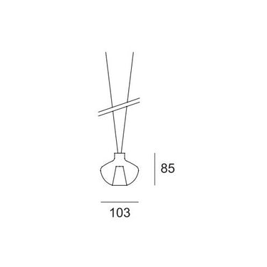 Sospensione CR-PINK GOLD - 1xcm.600